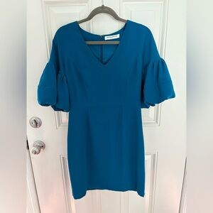 Amanda Uprichard Aurelius Puff Sleeve Dress Size Medium